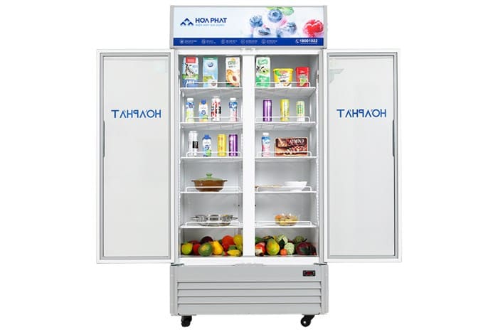 Tủ mát trưng bày Hòa Phát Inverter 723 lít HSR D8723